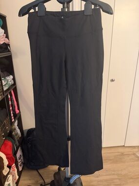 Athleta Black Boot-Cut Yoga Pants